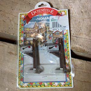381. Vintage Noma Dickensville Collectables Christmas Holiday Miniature Mailbox